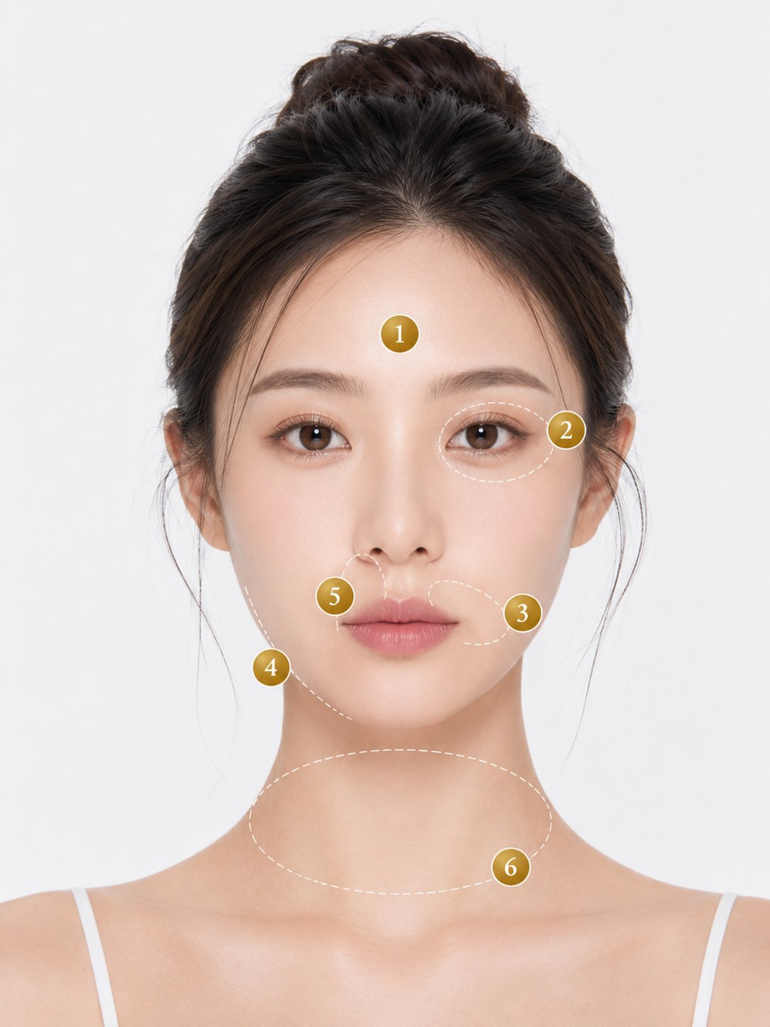 臉部分區示意 - PLURYAL 佰洛雅